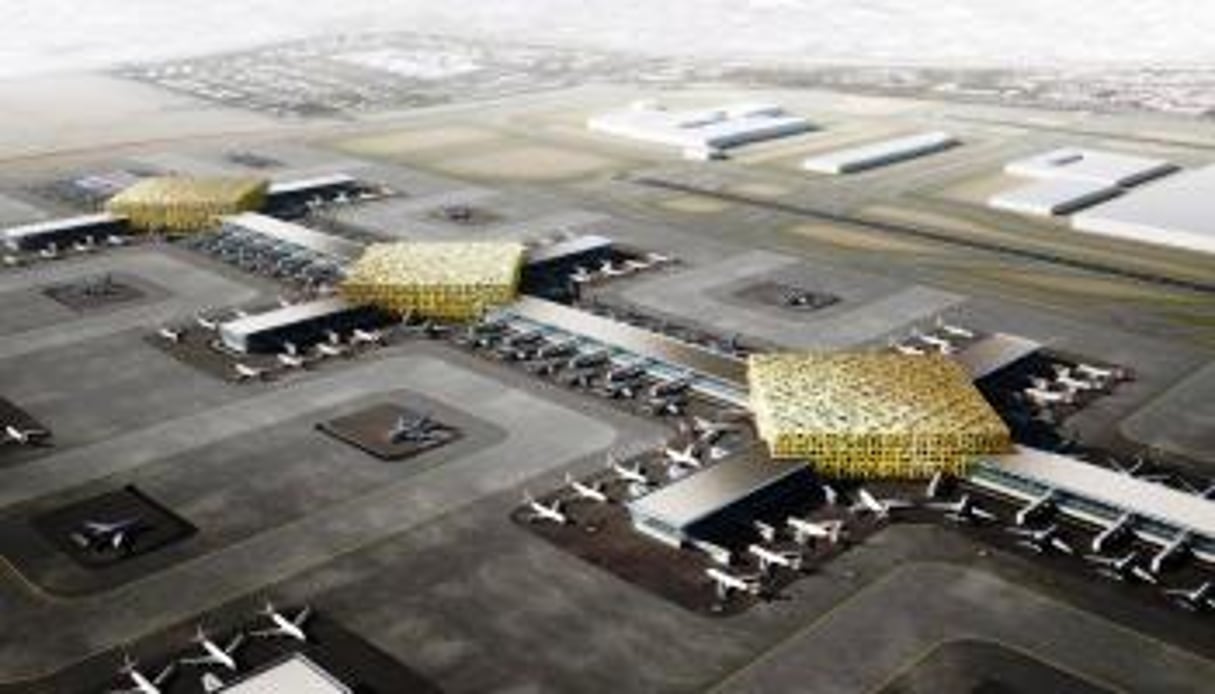 the new terminal at Al-Maktoum Airport is aiming for a world record